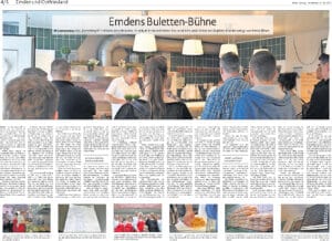 Reportage über Herrentor-Grill in Emden in der Emder Zeitung von Patrick Plewe