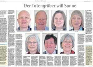 Reportage über Sterbegleiterinnen und Sterbebegleiter in der Emder Zeitung