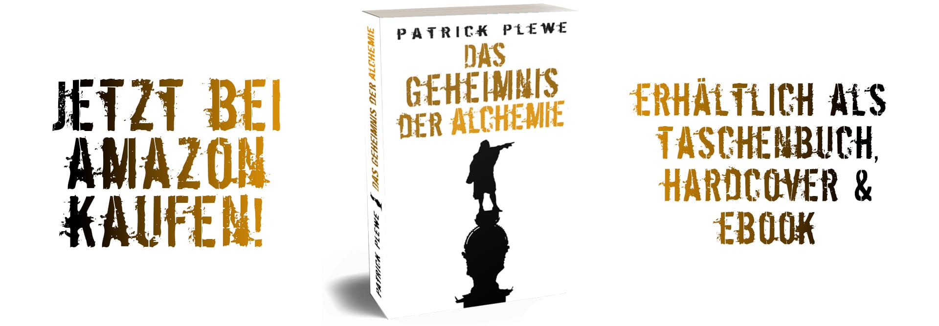 Das Buch "Das Geheimnis der Alchemie" von Schriftsteller Patrick Plewe