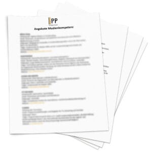 Liste mit Angeboten zum Thema Medienkompetenz im Online-Shop von Mediendienstleister Patrick Plewe